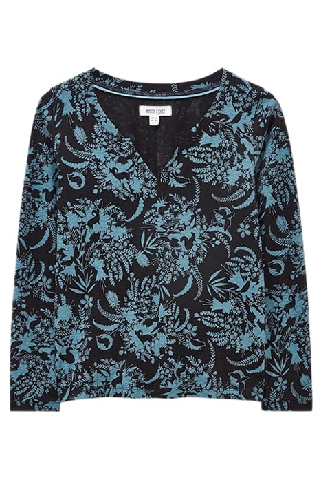 NELLY PRINTED TEE BLUE PRINTED 2