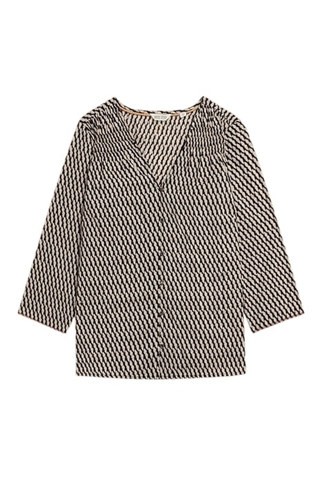 RAE COTTON TOP BLACK PRINTED 3