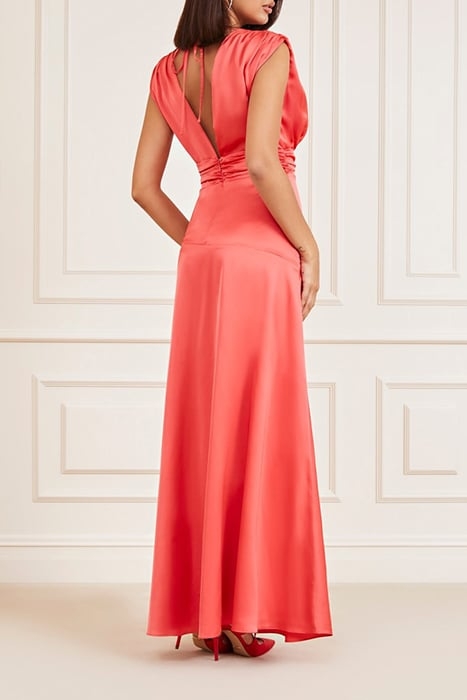 ALYSSA MAXI DRESS VIVACIOUS CORAL 2