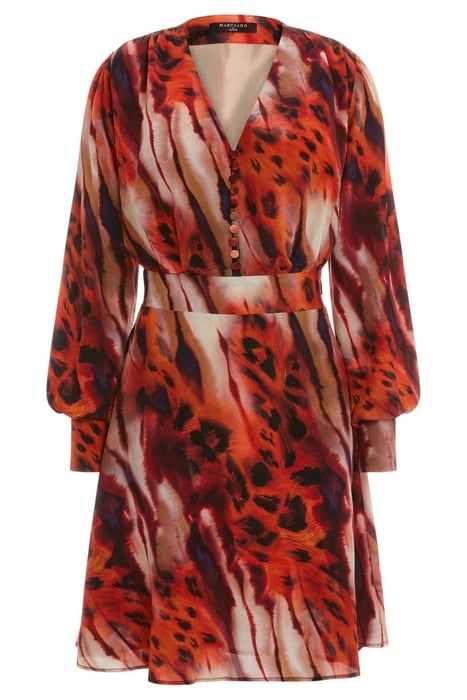 RADIANT ANIMAL SHORT DRESS RADIANT ANIMAL PRINT 1