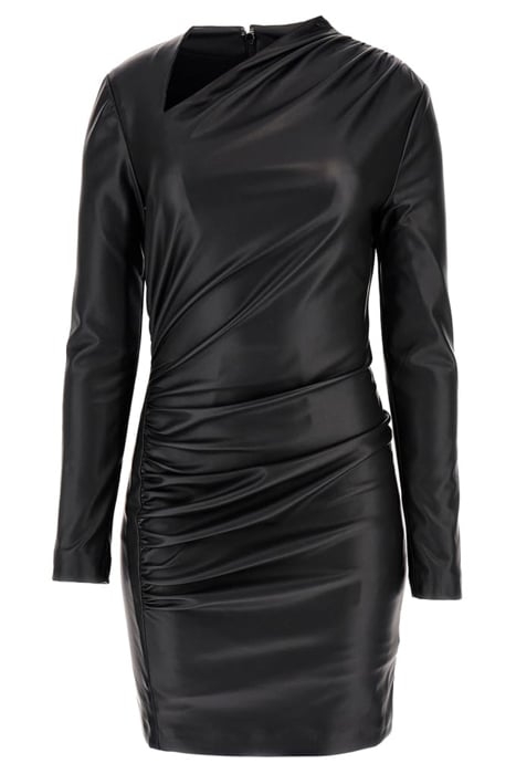 VIXEN DRESS JET LEATHER BLACK 3