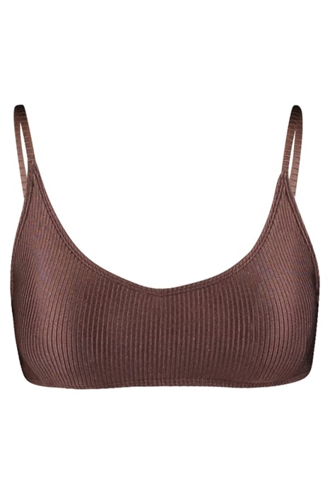 APUA TOP SHIMMER RIB CHOCOLATE 4