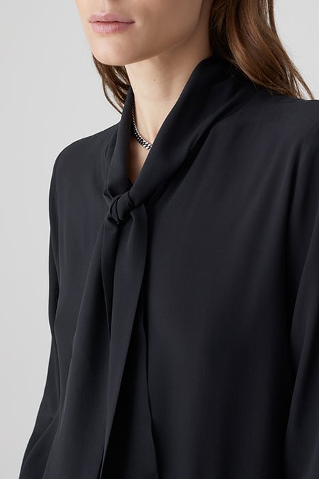 BOW-TIE BLOUSE SHIRTS & BLOUSES BLACK 6