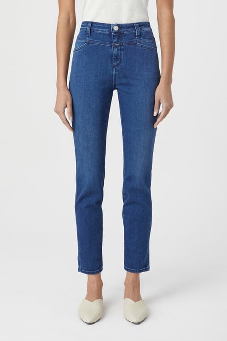 SKINNY PUSHER LONG JEANS DARK BLUE 1