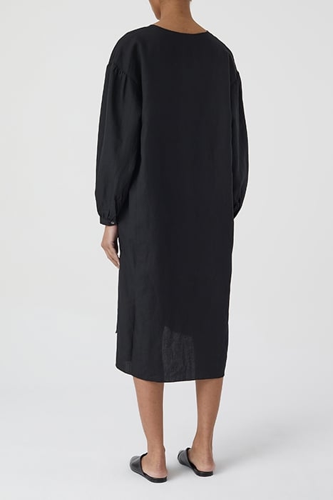 PUFF SLEEVE DRESSES BLACK 2