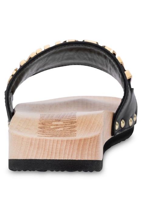 LETTERING LOGO CLOGS SANDALS BLACK 3