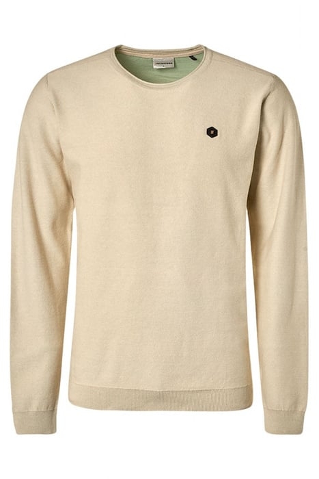 PULLOVER CREWNECK JACQUARD WITH CONTRAST COLOUR INSIDE LIGHT 4