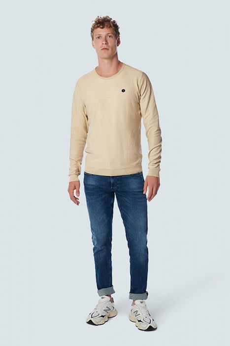 PULLOVER CREWNECK JACQUARD WITH CONTRAST COLOUR INSIDE LIGHT 3