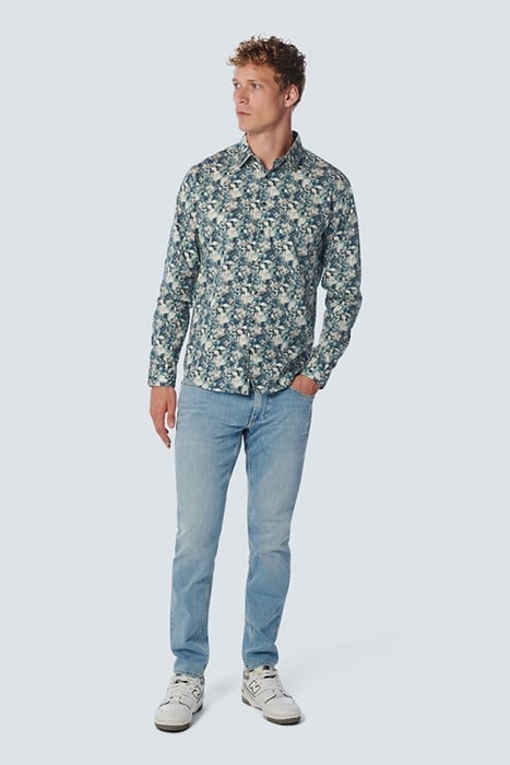 SHIRT STRETCH ALLOVER PRINTED STEEL 3