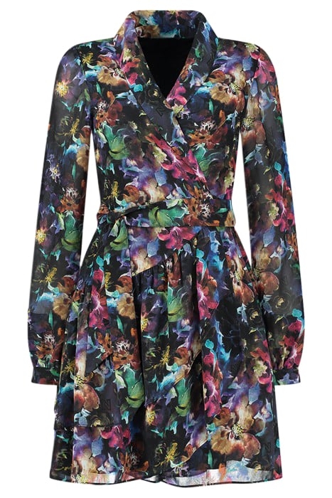 VINCE FLOWER DRESS EXTRA NAVY 2