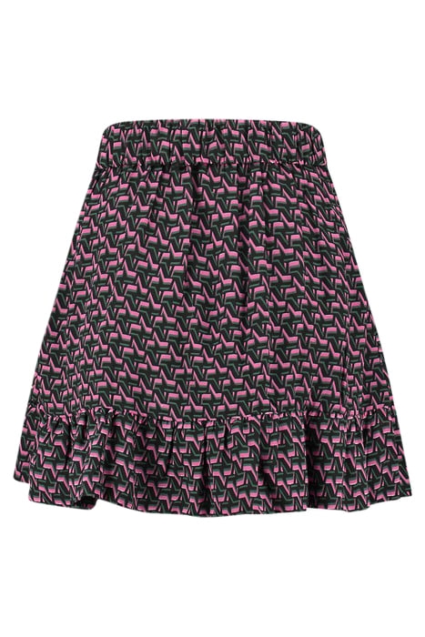 VANNA SKIRT BLACK/RASPBERRY ROSE 3