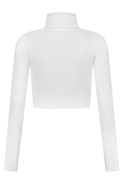JOLIE CROPPED TOP STAR WHITE 2