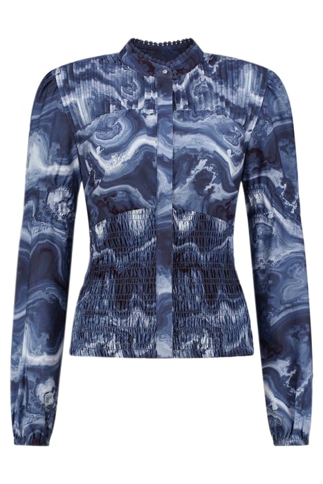 VERONICA MARBLE TOP DEEP BLUE 2