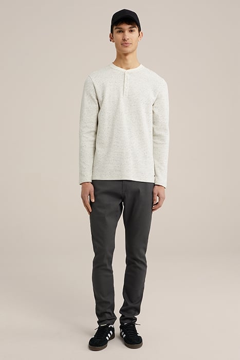 5POCKET MID WAIST DARK GREY 3