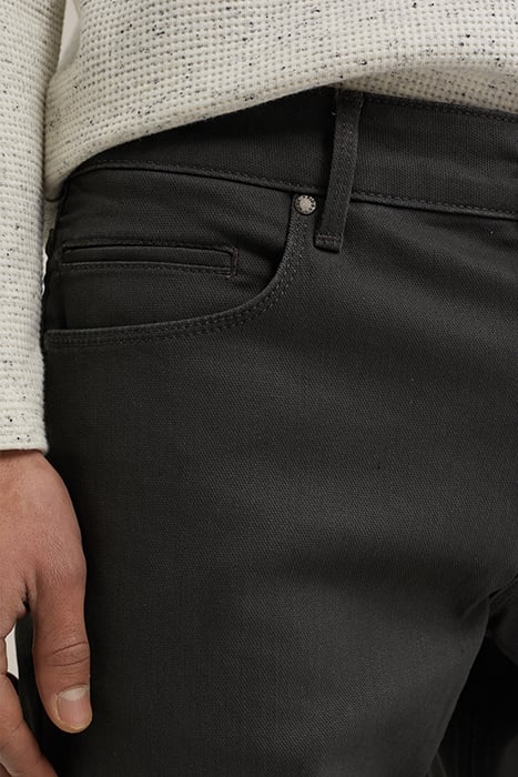 5POCKET MID WAIST DARK GREY 5