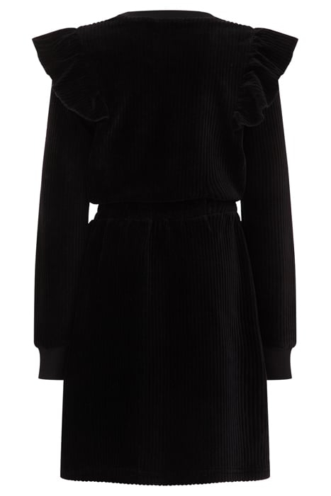 DRESS MID LENGTH BLACK 4