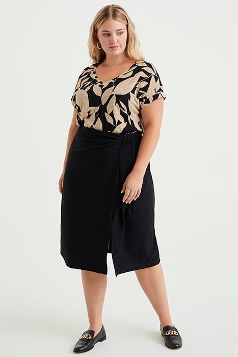 SKIRT MEDIUM LENGTH BLACK 3