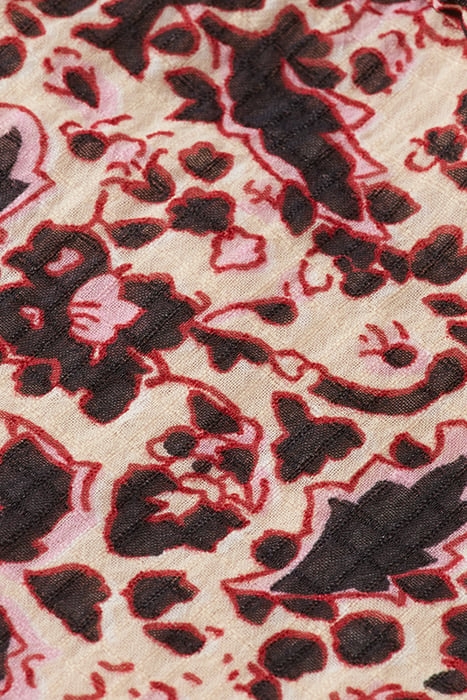 MINI WRAP DRESS BLOCK FLORAL 3