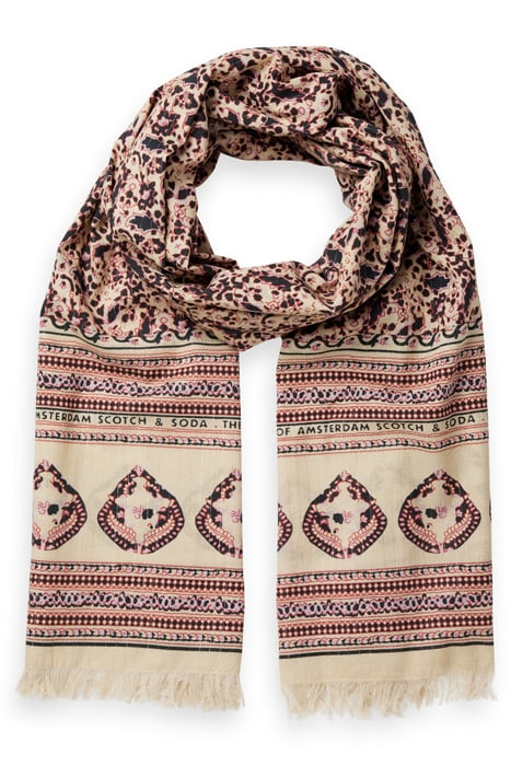 SWIM CAPSULE - SARONG WITH PRINT BLOCK FLORAL 1