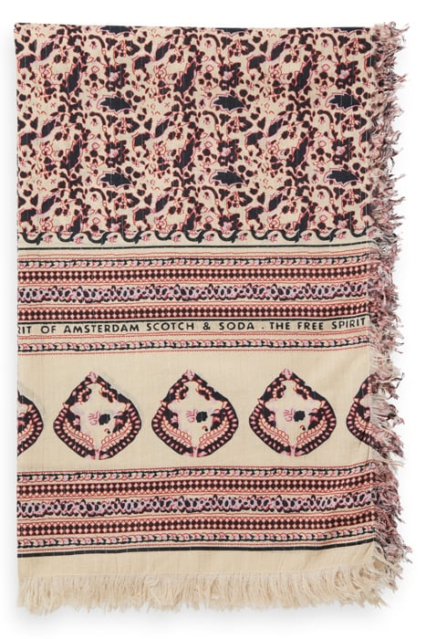 SWIM CAPSULE - SARONG WITH PRINT BLOCK FLORAL 2