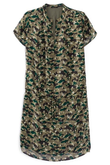 LICHEN DRESS WITH GREEN CAMOUFLAGE PRINT 4