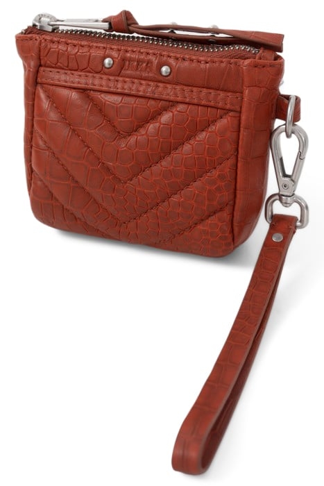 ORANGE CROC-EMBOSSED LEATHER 1440 TOY MINI CASE 3