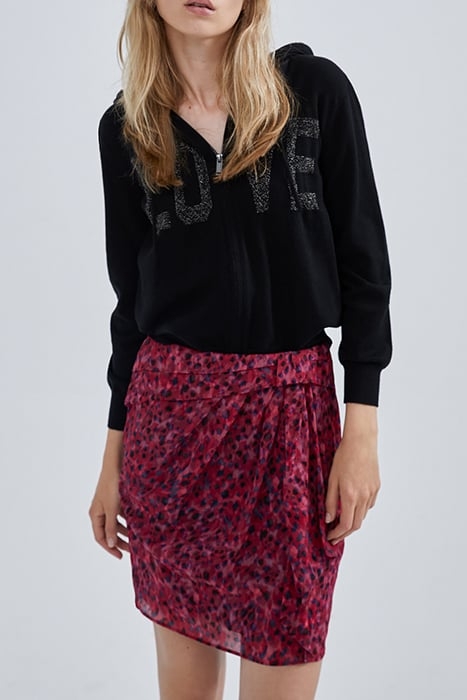 PINK RECYCLED LEOPARD ROCK PRINT SHORT DRESS 5