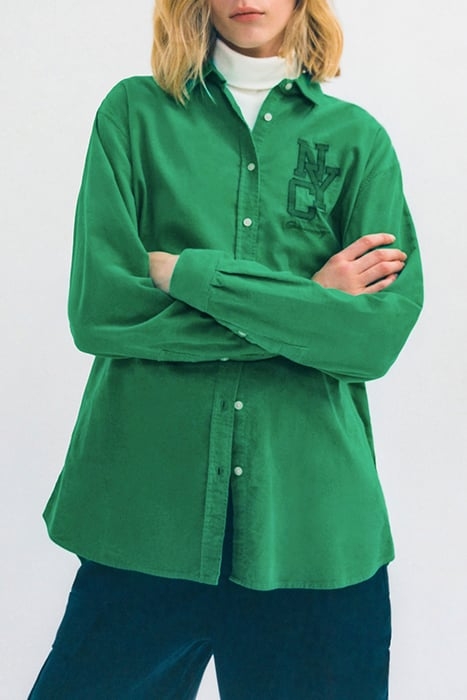 GREEN ORGANIC NEEDLECORD SHIRT 5