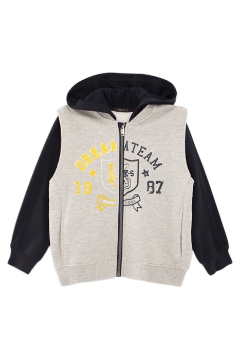 MOTTLED GRAY CARDIGAN 1