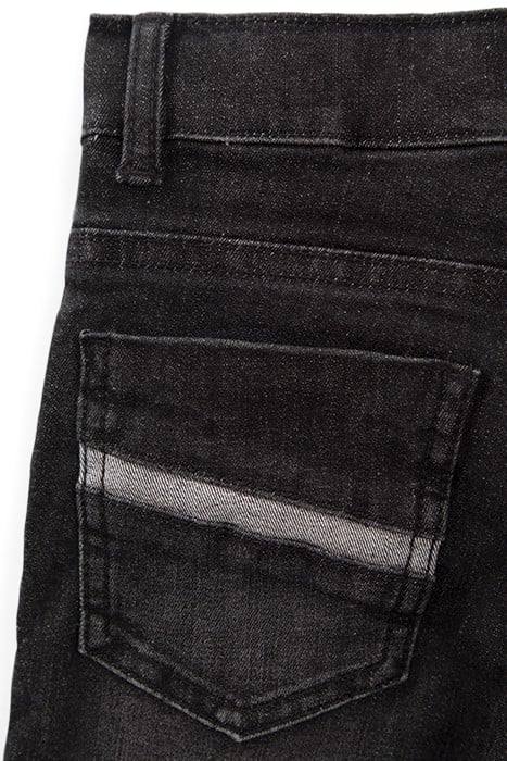 BOYS’ GREY SUPER-RESISTANT SLIM JEANS WITH PRINT 3