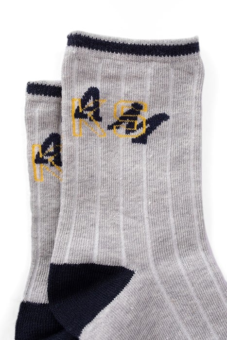 BOYS’ NAVY/WHITE/GREY SOCKS 6