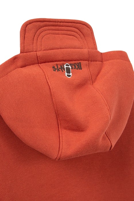 BOYS’ BRICK CARDIGAN WITH VISOR ON HOOD 5