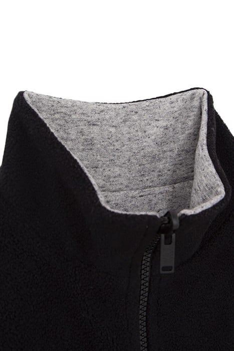 BOYS’ COGNAC AND GREY MARL REVERSIBLE CARDIGAN 4