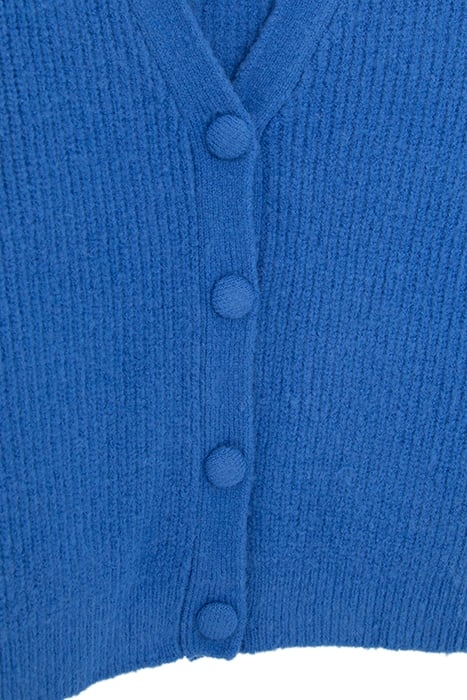 GIRLS’ BLUE KNIT CROPPED CARDIGAN 5