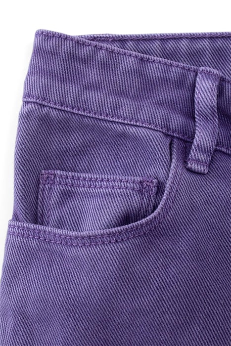 GIRLS’ PURPLE UPCYCLED WIDE LEG JEANS 4