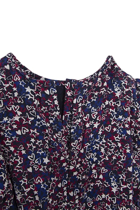 GIRLS’ NAVY STAR AND HEART PRINT T-SHIRT 4