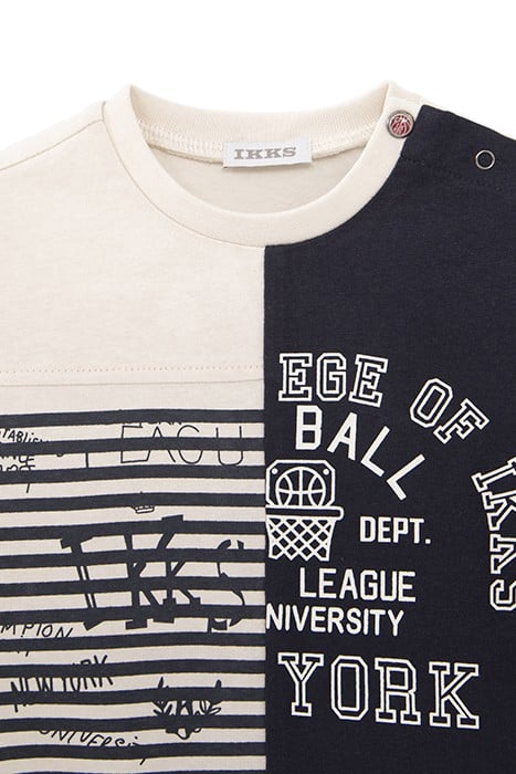 BABY BOYS' DOUBLE MOTIF SAILOR STRIPE T-SHIRT 3