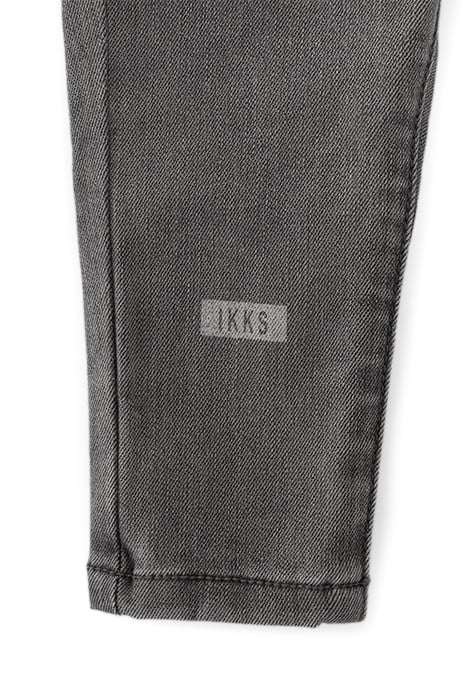 BABY BOYS’ GREY JEANS WITH PRINTS AND EMBOSSED IMAGES 5