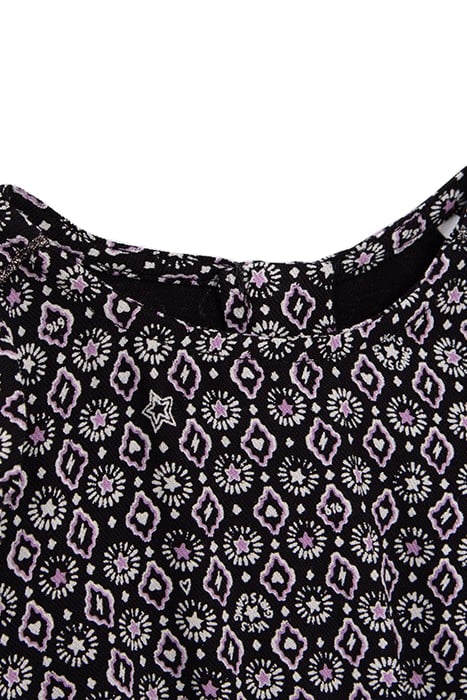 BABY GIRLS’ BLACK ROCK PRINT ECOVERO® DRESS 4