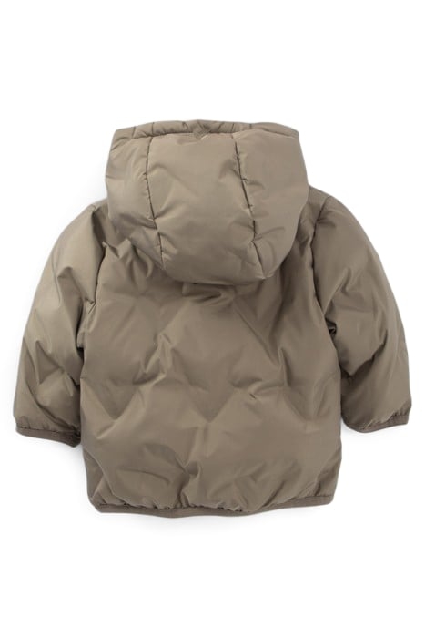 BABY BOYS’ KHAKI HEAT-SEALED CHEVRON QUILTED PADDED JACKET 2