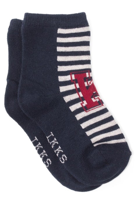 BABY BOYS’ NAVY/GREY/ECRU SOCKS 3