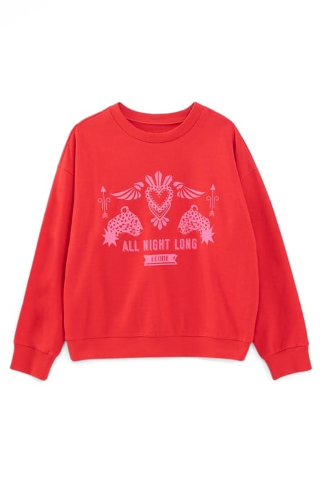FLASH PINK ROCK IMAGE SWEATSHIRT 4