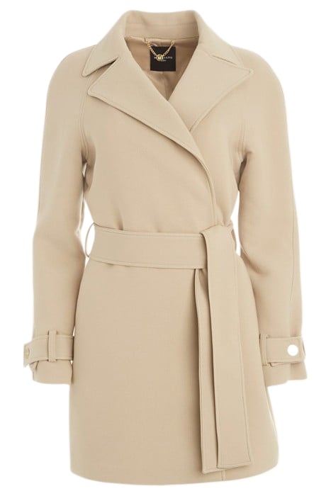 SCARLETT AUSTIN WRAP NATURAL COAT SIENA 3