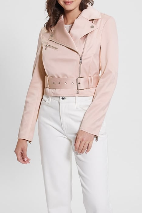 LUNA BELTED CROPPED DOLLY PINK 6