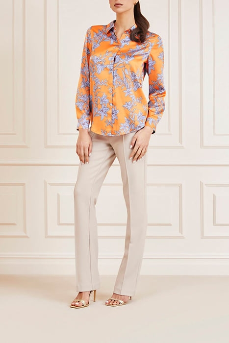 THE ICON BLOUSE PRIN SUNBURST ORANGE 3