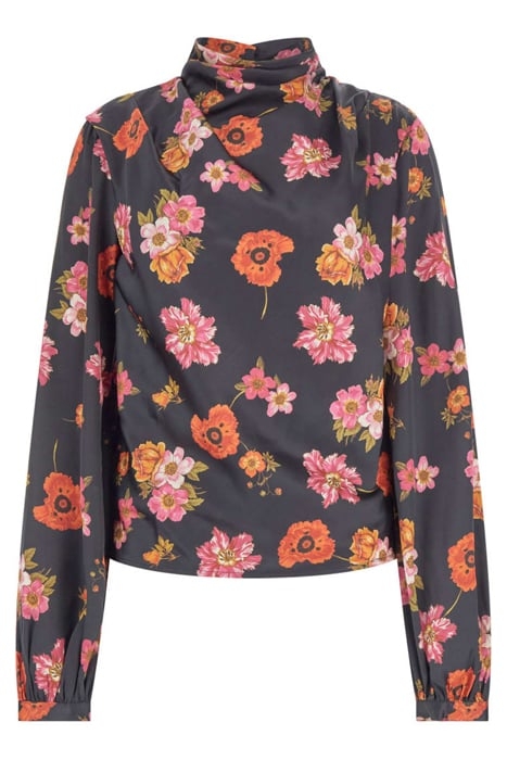 LS GUDULE TOP FLORAL BLACK GROUND 4