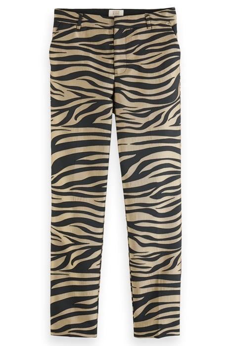 LOWRY - MID RISE SLIM TIGER JACQUARD PANT TIGER JACQUARD 1