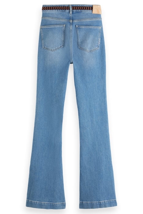 THE CHARM FLARED JEANS WITH PATCH POCKETS — STILL WATERS 5