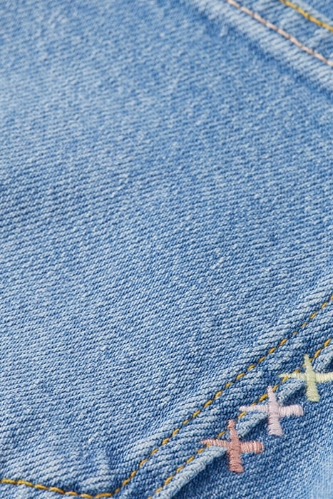 THE CHARM FLARED JEANS WITH PATCH POCKETS — STILL WATERS 8