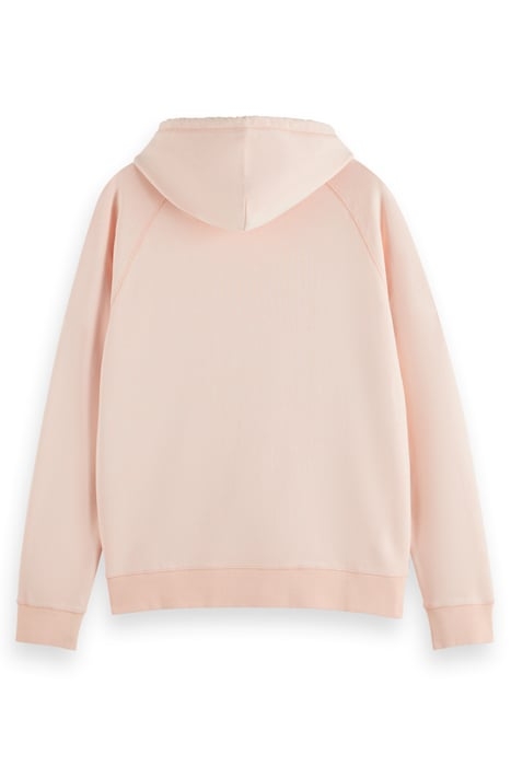 CONTRAST LOOPS ARTWORK HOODIE SHELL 2